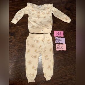 Floral Baby Outfit sweat Set